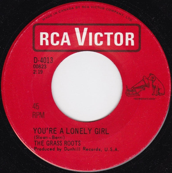 The Grass Roots : Mr. Jones (A Ballad Of A Thin Man) / You're A Lonely Girl (7", Single)
