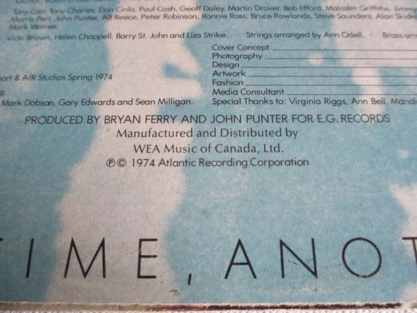 Bryan Ferry : Another Time, Another Place (LP, Album)