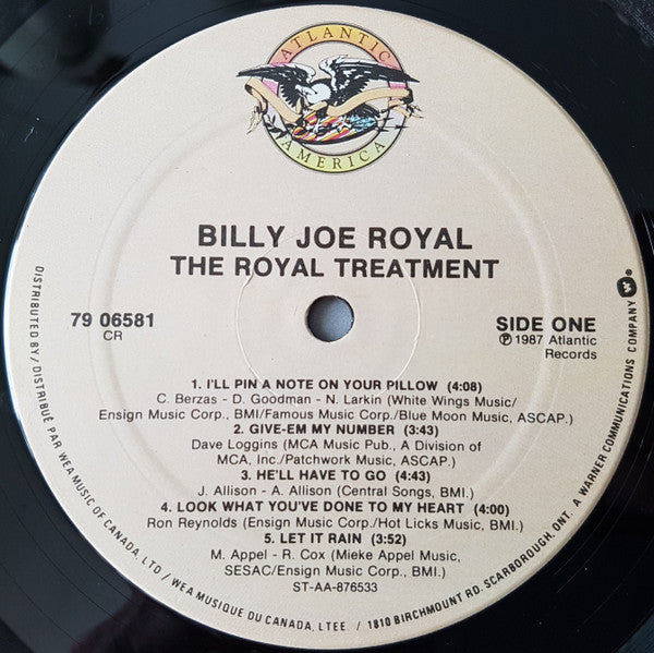 Billy Joe Royal : The Royal Treatment (LP, Album)