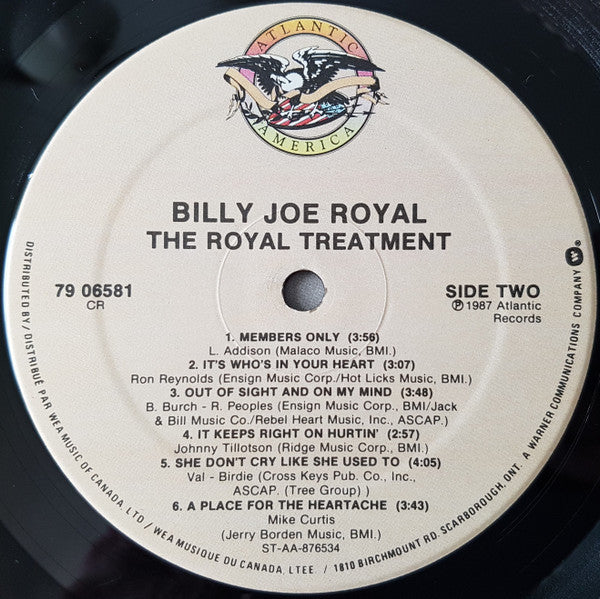 Billy Joe Royal : The Royal Treatment (LP, Album)