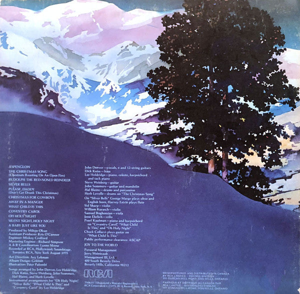 John Denver : Rocky Mountain Christmas (LP, Album, Gat)