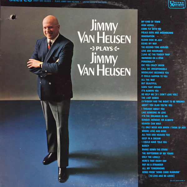 Jimmy Van Heusen : Jimmy Van Heusen Plays Jimmy Van Heusen (LP, Album)