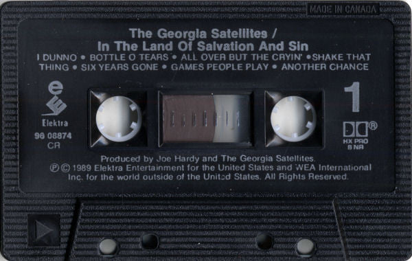 The Georgia Satellites : In The Land Of Salvation And Sin (Cass, Album, Dol)