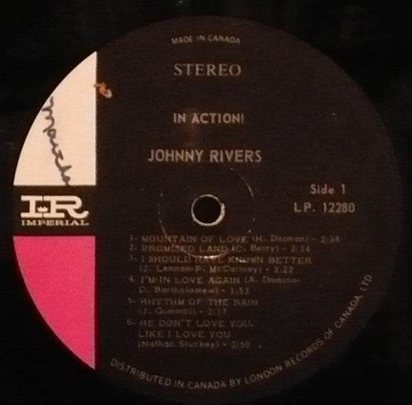 Johnny Rivers : In Action! (LP, Album)