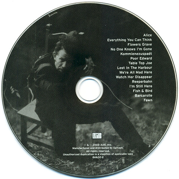 Tom Waits : Alice (CD, Album, Dig)