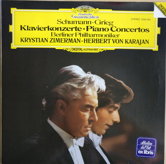 Robert Schumann / Edvard Grieg – Berliner Philharmoniker, Krystian Zimerman · Herbert Von Karajan : Klavierkonzerte  ·  Piano Concertos (LP, RP)