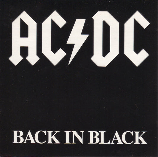 AC/DC : Back In Black (CD, Album, Club, RE, RP)