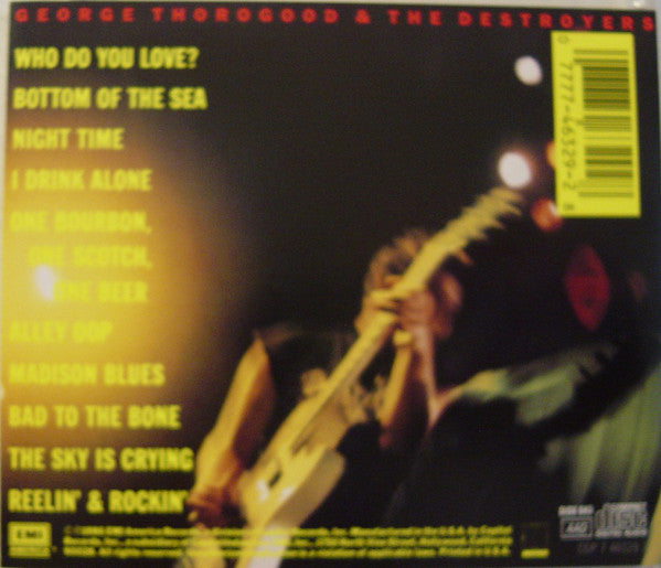 George Thorogood & The Destroyers : Live (CD, Album, RE)