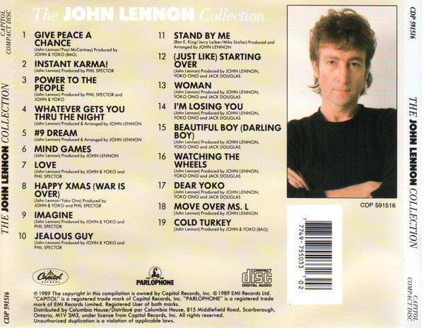 John Lennon : The John Lennon Collection (CD, Comp, Club, RE)