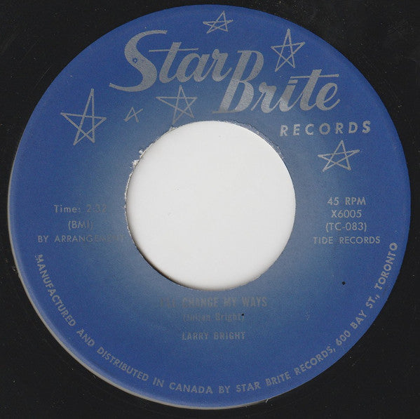 Larry Bright (2) : Mojo Workout (Dance) / I'll Change My Ways (7", Single)