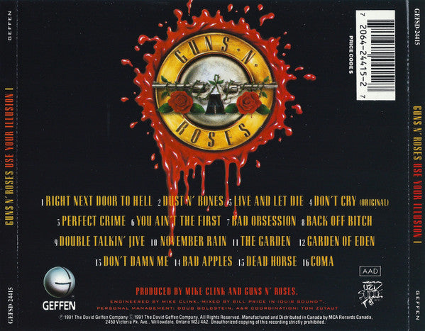 Guns N' Roses : Use Your Illusion I (CD, Album)