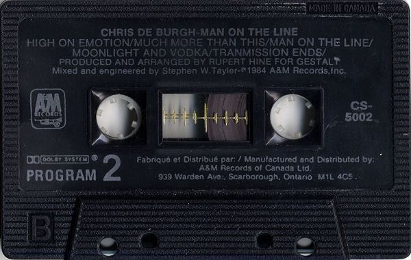 Chris de Burgh : Man On The Line (Cass, Album, Dol)