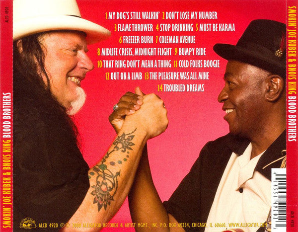 Smokin' Joe Kubek & Bnois King : Blood Brothers (CD, Album)