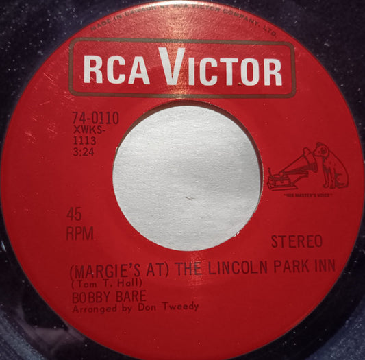 Bobby Bare : (Margie's At) The Lincoln Park Inn / Rainy Day In Richmond (7", Single)