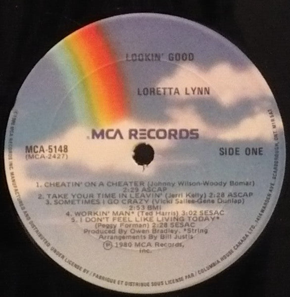 Loretta Lynn : Lookin' Good (LP, Album, Club)