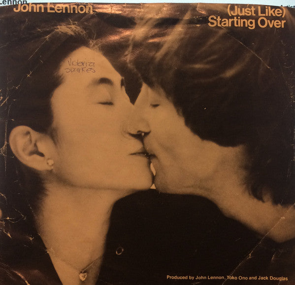 John Lennon : (Just Like) Starting Over (7", Single, Len)