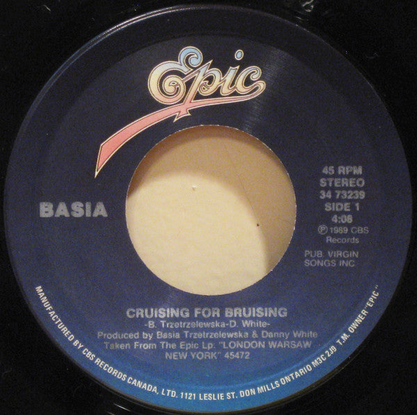 Basia : Cruising For Bruising (7", Single)