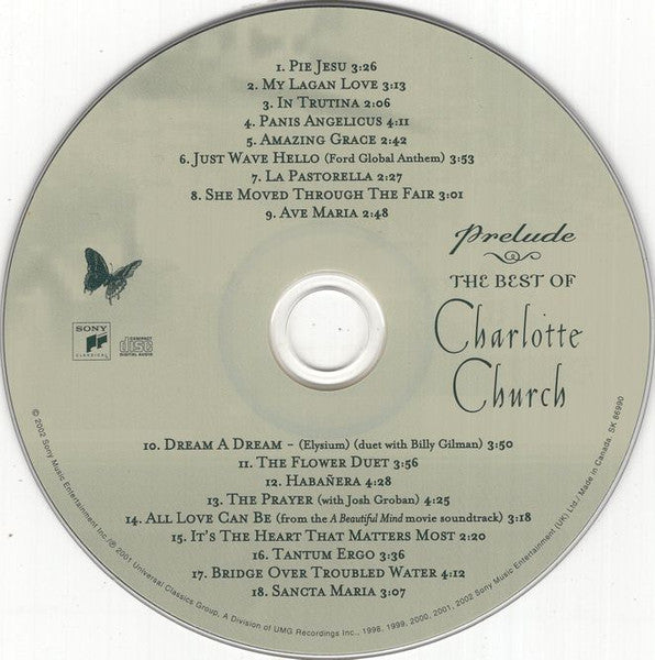 Charlotte Church : Prelude - The Best Of Charlotte Church (CD, Comp)