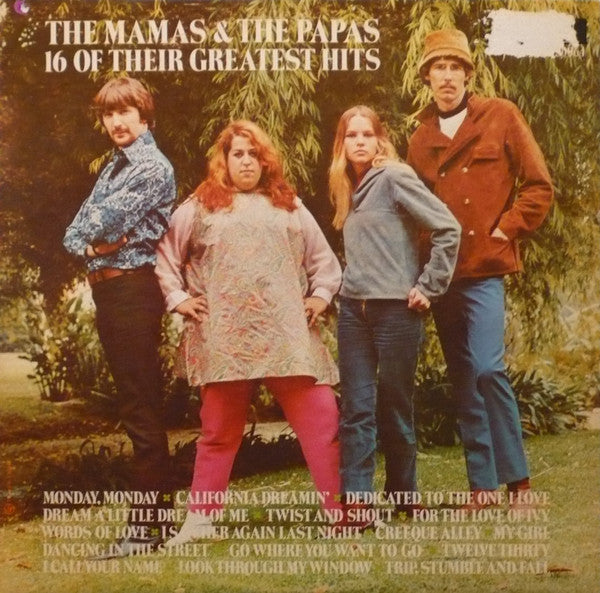 The Mamas & The Papas : 16 Of Their Greatest Hits (LP, Comp)