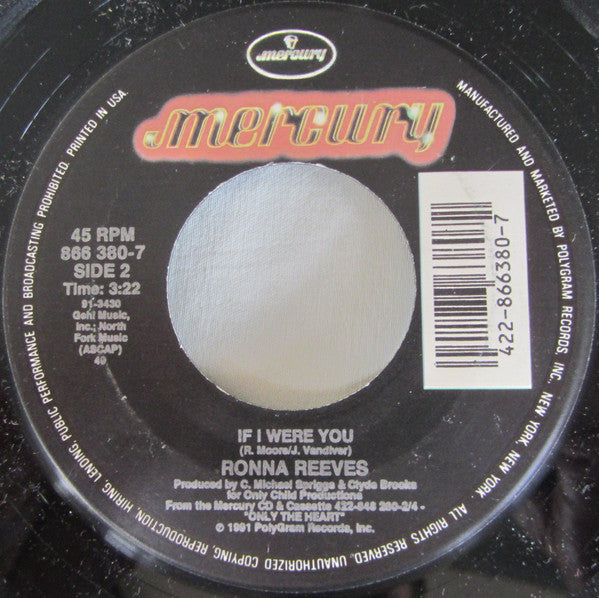 Ronna Reeves : The More I Learn (The Less I Understand About Love) (7", Single)