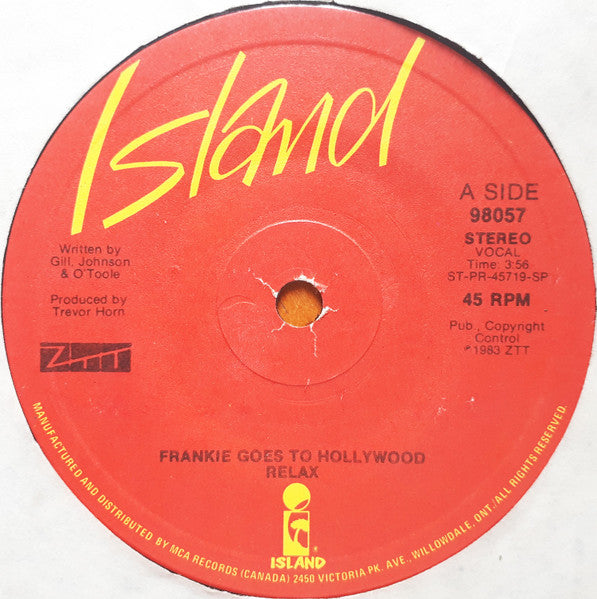 Frankie Goes To Hollywood : Relax (7", Single)