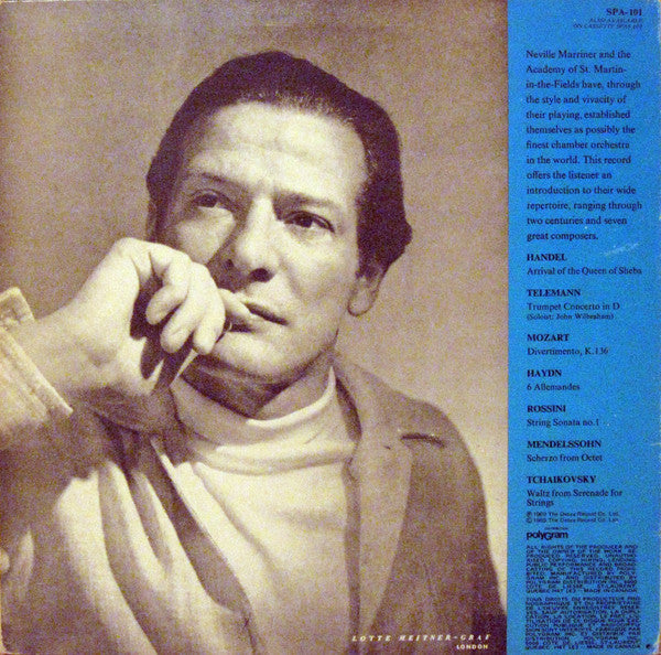 The Academy Of St. Martin-in-the-Fields, Sir Neville Marriner : The World Of The Academy (LP, Comp)