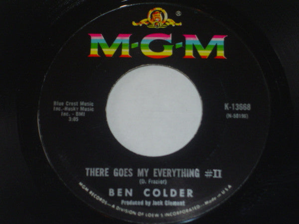 Ben Colder : There Goes My Everything #II / Great Men Repeat Themselves (7", Single)