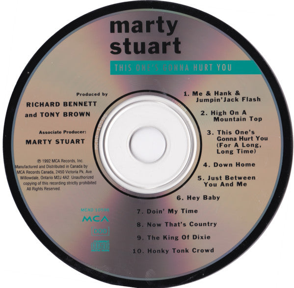 Marty Stuart : This One's Gonna Hurt You (CD, Album)