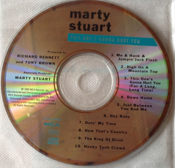 Marty Stuart : This One's Gonna Hurt You (CD, Album)