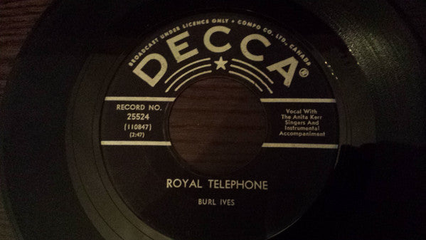 Burl Ives : Royal Telephone (7", Single)