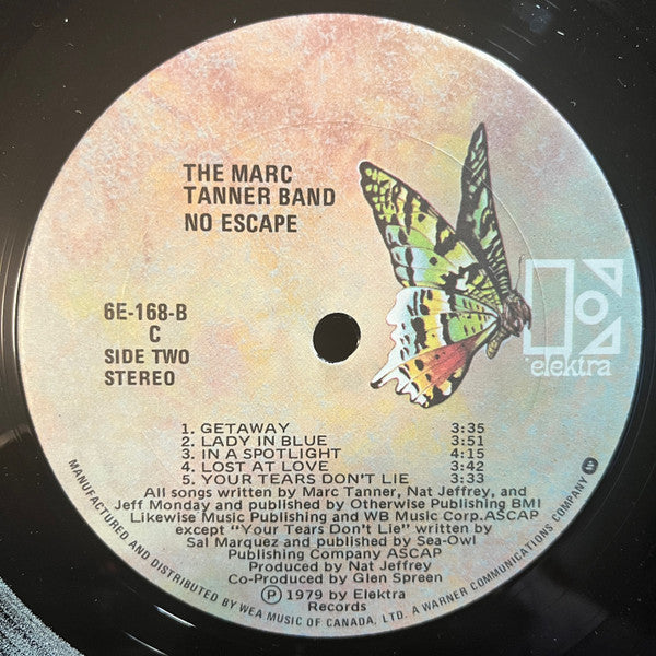 The Marc Tanner Band : No Escape (LP, Album)
