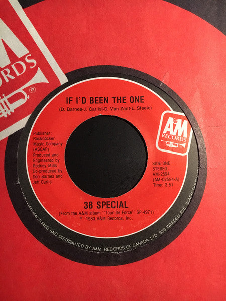 38 Special (2) : If I'd Been The One (7", Single)