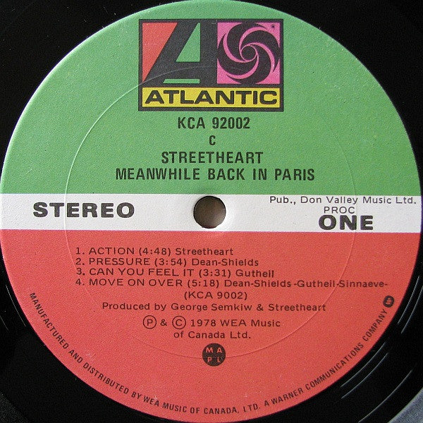 Streetheart : Meanwhile Back In Paris... (LP, Album, Don)