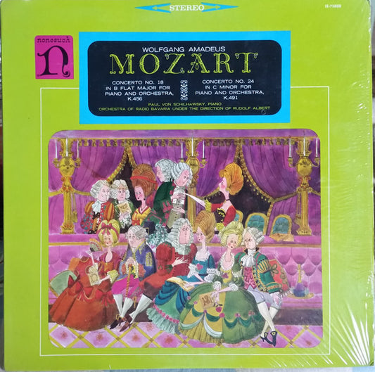 Wolfgang Amadeus Mozart, Paul Von Schilhawsky Piano Symphonie-Orchester Des Bayerischen Rundfunks Under The Direction Of Rudolf Albert : Concerto No. 18 In B Flat Major For Piano And Orchestra, K.456 / Concerto No. 24 In C Minor For Piano And Orchestra, K.491 (LP)