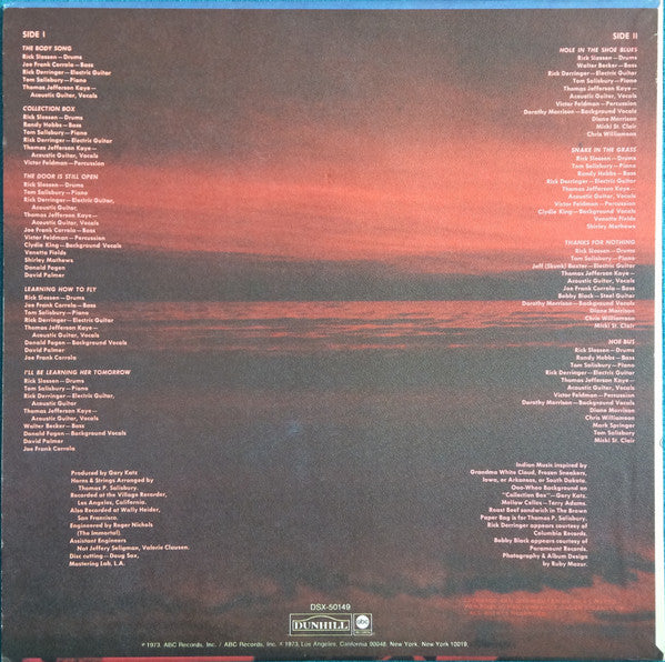 Thomas Kaye : Thomas Jefferson Kaye (LP, Album)