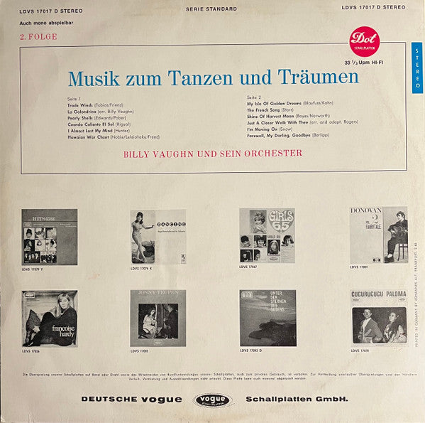 Billy Vaughn And His Orchestra : Musik Zum Tanzen Und Traumen (LP, Comp)
