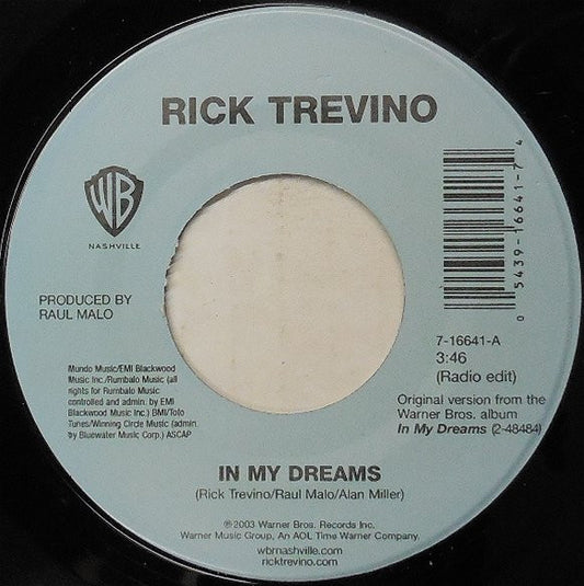 Rick Trevino : In My Dreams (7", Single)