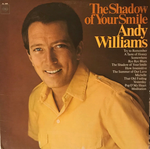 Andy Williams : The Shadow Of Your Smile (LP, Album, Mono)