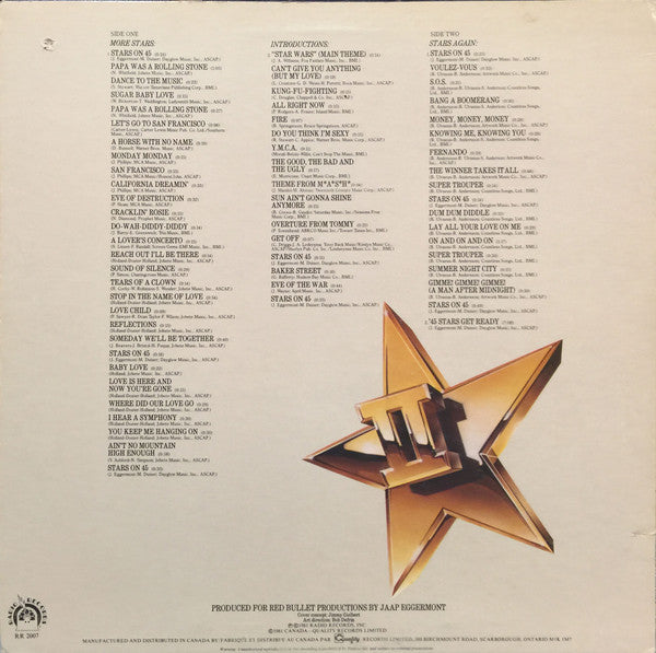 Stars On* : Stars On Long Play II (LP, Comp, Mixed)