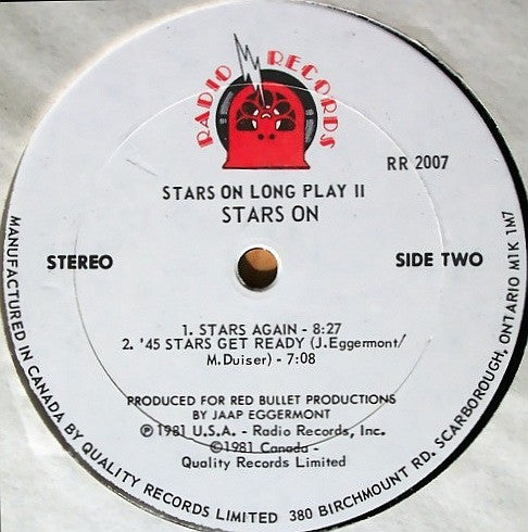Stars On* : Stars On Long Play II (LP, Comp, Mixed)