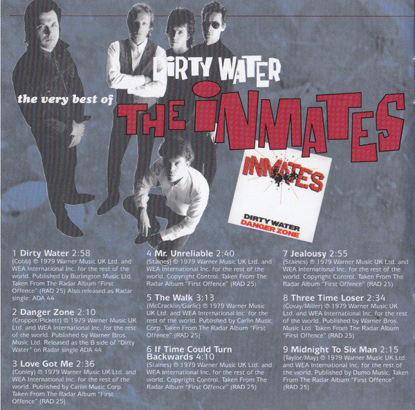 The Inmates (2) : Dirty Water - The Very Best Of The Inmates (CD, Comp)