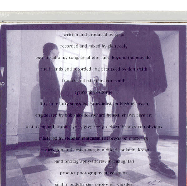 54-40 : Smilin' Buddha Cabaret (CD, Album, Club)