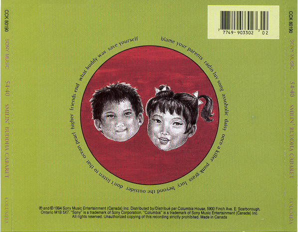 54-40 : Smilin' Buddha Cabaret (CD, Album, Club)