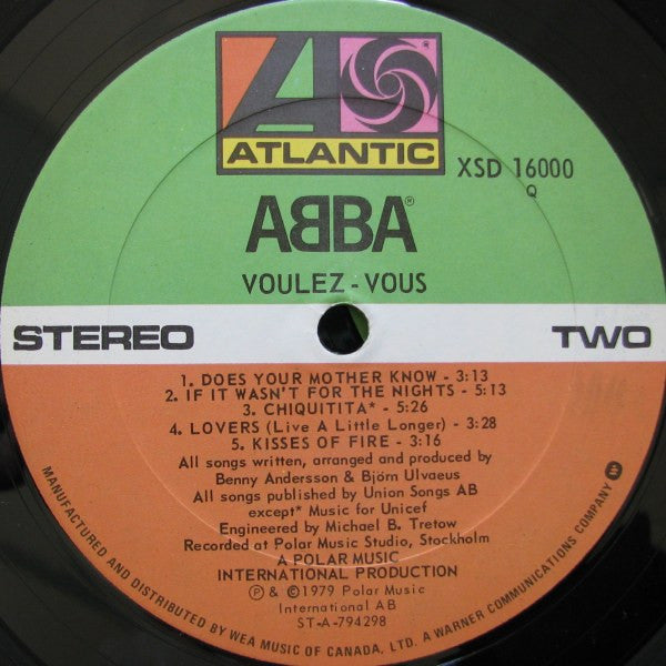 ABBA : Voulez-Vous (LP, Album, Qua)