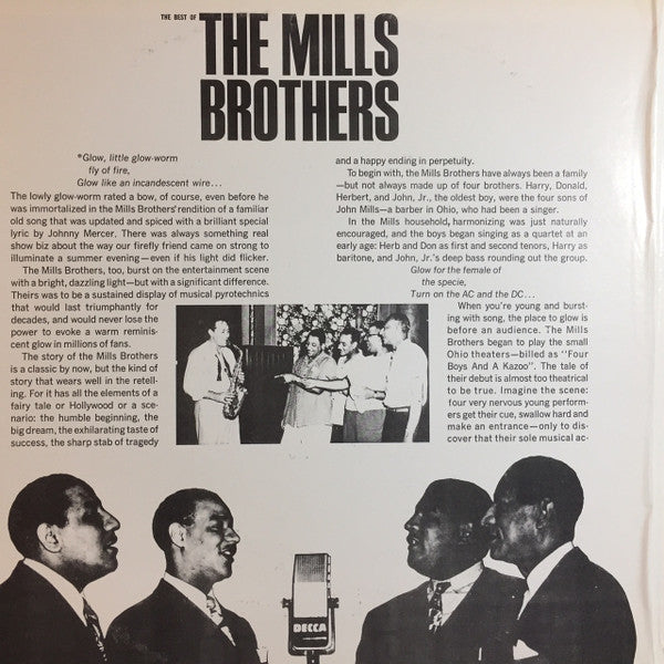 The Mills Brothers : The Best Of The Mills Brothers (2xLP, Comp, Gat)