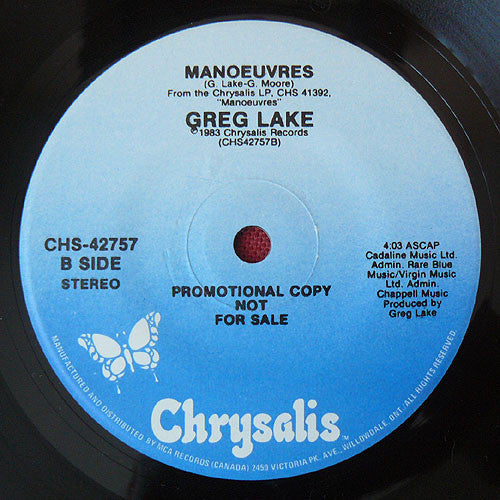 Greg Lake : A Woman Like You (7", Single, Promo, Sma)