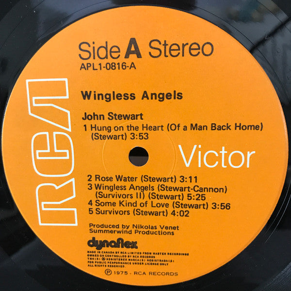 John Stewart (2) : Wingless Angels (LP, Album)