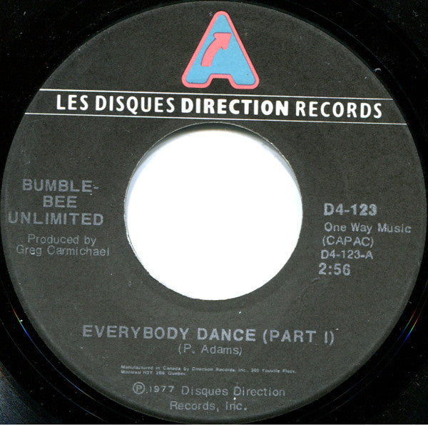 Bumble-Bee Unlimited* : Everybody Dance (7")