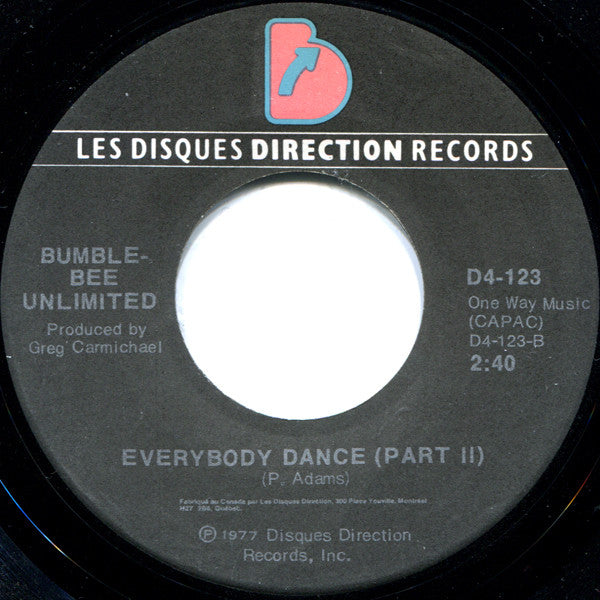Bumble-Bee Unlimited* : Everybody Dance (7")