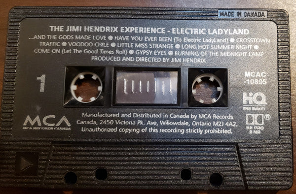 The Jimi Hendrix Experience : Electric Ladyland (Cass, Album, RE)